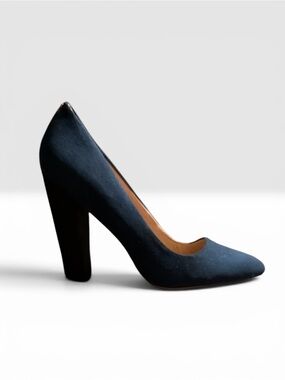 Aldo Navy Pointed-Toe Suede High Heel Pump